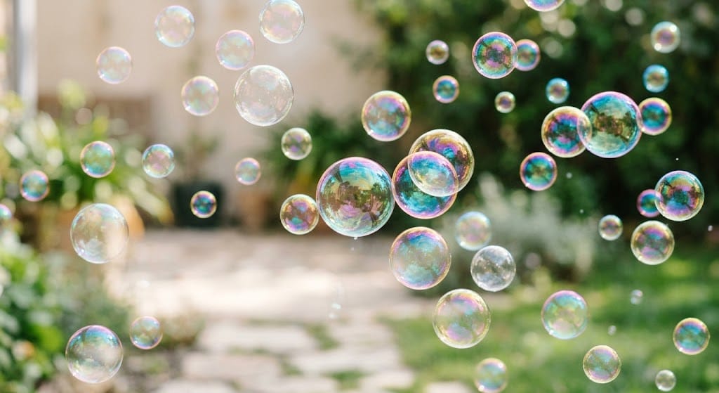 Παράσταση Bubble Show με σαπουνόφουσκες